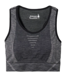Sports Bra Smartwool Women Intraknit Racerback Bra Black Heather