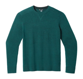 Trui Smartwool Men Sparwood Crew Sweater Emerald-Black Marl