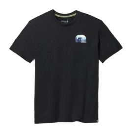 T-Shirt Smartwool Men Bear Country Graphic Short Sleeve Tee Slim Fit Black