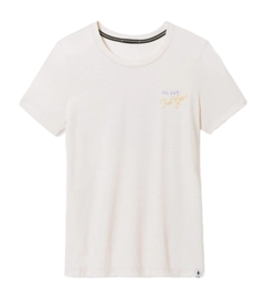T-Shirt Smartwool Women Denver Skyline Graphic Short Sleeve Tee Almond Heather