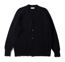 Cardigan Edmmond Studios Men Upper Cardigan Plain Navy