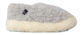 Pantoufles Rue de Wool Unisexe Le Nordic V2 Foggy Grey Natural