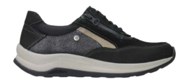 Chaussures à Lacets Wolky Femme Cupar Black Combi