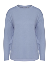 Top Essenza Damen Denna Uni Long Sleeve Soft Chambray