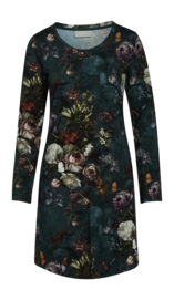 Nachthemd Essenza Elm Karli Long Sleeve Damen Deep Sea Blue