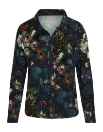 Haut de pyjama Femme Kae Karli Long Sleeve Deep Sea Blue