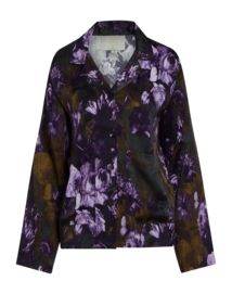 Langarmshirt Essenza Reva Leila Woven Damen Purple
