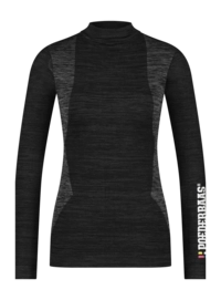 Thermal Shirt Poederbaas Women Technical Thermo L/S Black