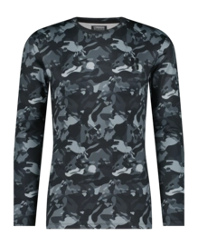 Thermal Shirt Poederbaas Men Thermo Camo Black