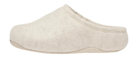 FitFlop Women Shuv Cushy Felt Clog Slippers Ivory