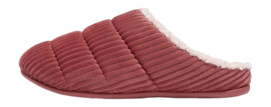 FitFlop Women Chrissie Fleece-Lined Corduroy Slippers Dusky Red
