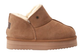 Pantoffel Warmbat Women Willow Plateau Cognac