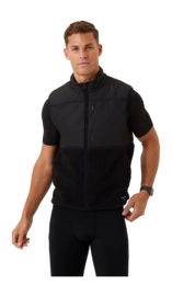 Body Warmer Björn Borg Men Centre Pile Fleece Vest Black Beauty