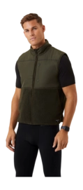 Body Warmer Björn Borg Men Centre Pile Fleece Vest Forest Night