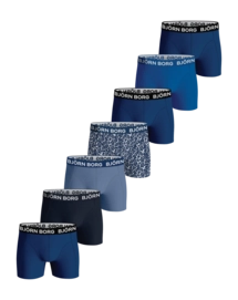 Boxershorts Björn Borg Core Multipack Jungen Blue (7er-Pack)