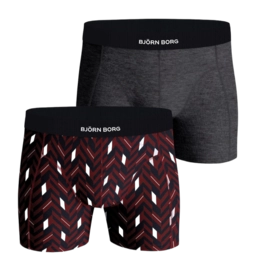 Caleçon Björn Borg Men Premium Cotton Stretch Boxer Multipack 6 (2-pack)