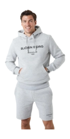 Hoodie Björn Borg Men Borg Hoodie Light Grey Melange '23