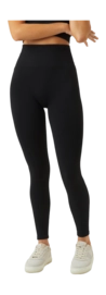 Legging Björn Borg Women Studio Seamless Rib Tights Black Beauty 2023