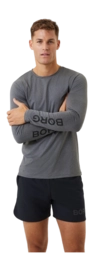 T-shirt Manches Longues Björn Borg Long Sleeve T-Shirt Dark Grey Melange