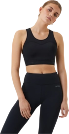 Sports Bra Björn Borg Women Borg Running High Support Bra Black Beauty