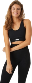 Sport BH Björn Borg Studio Low Seamless Bra Damen Black Beauty