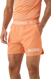 Sporthose Björn Borg Running Short Shorts Herren Cadmium Orange
