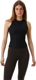 Tanktop Björn Borg Women Studio Rib Tank Black Beauty