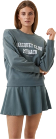 Pullover Björn Borg Ace Boyfriend Crew Damen Balsam Green