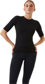 T-Shirt Björn Borg Running Seamless T-Shirt Damen Black Beauty