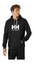 Hoodie Helly Hansen Men Logo Black