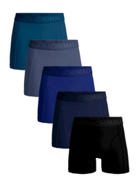 Boxer Shorts Muchachomalo Men Light Cotton Solid Multicoloured 69 (5-Pack)