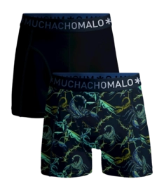 Boxershorts Muchachomalo Shorts Scorpion Herren Print/Black (2-Pack)