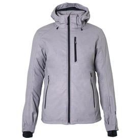 Softshell Ski Jacket Brunotti Marsala Men Light Grey Melee