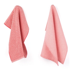 Serviette de Cuisine et Torchon Bunzlau Castle Petite Ruit Rouge