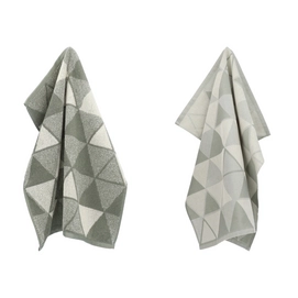 Combiset Bunzlau Castle Triangles Donkergroen