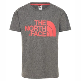 T-shirt The North Face Girls Grey Heather Boyfriend Tee TNF Medium