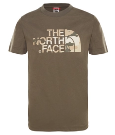 T-Shirt The North Face Youth Easy Taupe Green