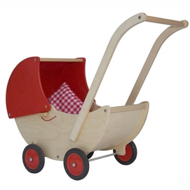Poppenwagen Van Dijk Rood