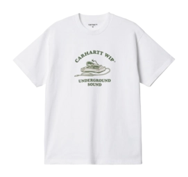 T-Shirt Carhartt WIP Unisexe S/S Underground Sound T-Shirt White