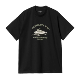 T-Shirt Carhartt WIP Unisexe S/S Underground Sound T-Shirt Black