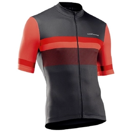 Maillot de Cyclisme Northwave Men Origin Jersey SS Anthracite Red