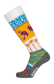 Chaussettes de Ski Barts Unisexe Skisock Jungle Fever White