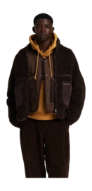 Jacket Bram's Fruit Men Fleece Brown