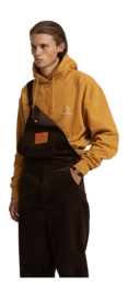 Hoodie Bram's Fruit Men Distressed Automn Orange