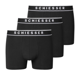 Boxershort Schiesser Men 173983 95/5 Organic Black (3-Pack)