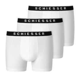 Boxershort Schiesser Men 173983 95/5 Organic White (3-Pack)