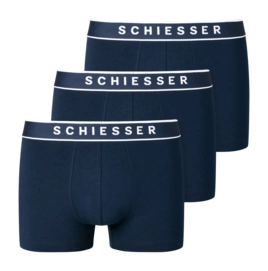 Boxershort Schiesser Men 173983 95/5 Organic Dark Blue (3-Pack)