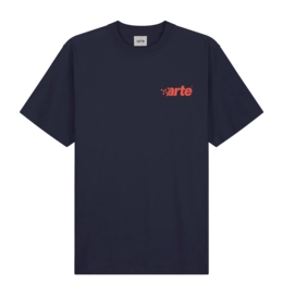 T-Shirt Arte Antwerp Homme Tommy Pixel Logo Navy