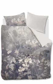 Dekbedovertrek Beddinghouse Misty Floral Grey Satijn