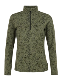 Skipully Protest Women PRTGRENADA 1/4 Zip Top Botanic Green